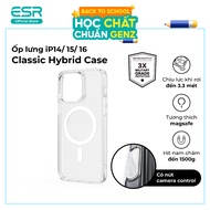 [SVIP] ESR Classic Hybrid Case HaloLock Lightweight Phone Case for iP 16 Pro Transparent