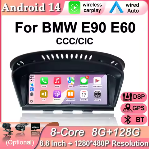 Wireless CarPlay For BMW 5 Series E60 E61 E62 E63 BMW 3 Series E90 E91 E92 E92 E93 CCC-CIC Car Multi
