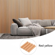 WPC Wood Panel Solid Board Grille Design TV Background Fluted Wall Panel Waterproof Wall Decoration