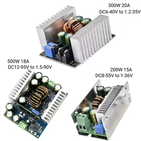 DC-DC Boost Converter Step Down Buck Converter Power Supply Module 15A 200W/300W 20A/500W 18A Consta
