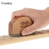 [Vsenkes] Fret Leveler Sanding File Sturdy Wooden Steel Fretboard Sander Tool for Guitar Bass Mandol