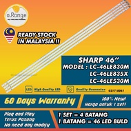 LC-46LE830M / LC-46LE835X / LC-46LE530M SHARP 46" LED TV BACKLIGHT(LAMPU TV) LC-46LE830 LC46LE530 LC