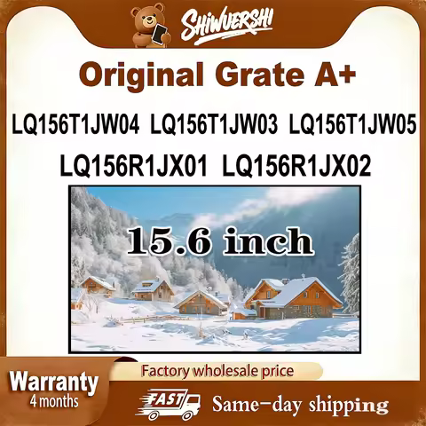 Original New A+ 15.6 inch Slim Laptop Lcd Screen Panel LQ156T1JW04 LQ156T1JW03 LQ156T1JW05 LQ156R1JX