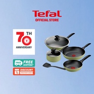 [Shopee Exclusive] Tefal Quickchef 7pcs Set Moringa Green