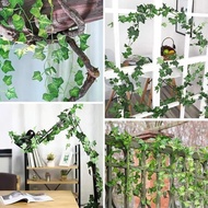 84 FT Artificial Vines, Green Vines Decorations, Fake Leaves Hanging Vines for Room Wall, Indoor Out