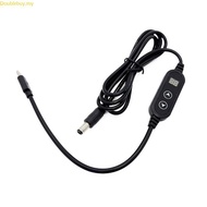 Doublebuy 120cm PD65W Adapter Line Type C to DC5 5x2 1mm Power Cable Output Adjustable