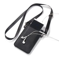 Tas Wanita Selempang Mini - Hanging Wallet Kulit Sapi Dompet HP  Tas HP Dompet Gantung Premium Pria 