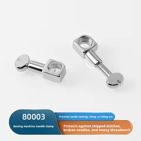 80003 Sewing Machine Needle Clamp Electroplated Zinc Alloy Hand Twist Screw Replacement Parts Perfec