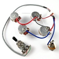 WK-1 Set LP Electric Guitar Pickup Wiring Harness For EPI SG LP Dot ( 1 Toggle Switch + 4 Pots + Jac