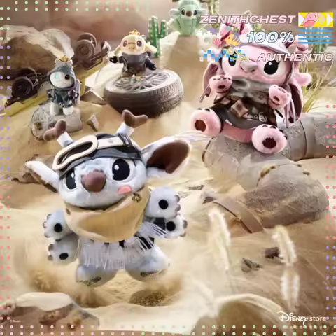 Disney Stitch Angel Scrump Plush Bag Charm/Interstellar Desert Cartoon Pendant Keychain Sweet Birthd