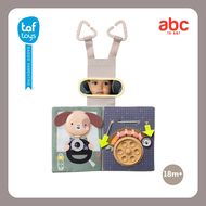Taf Toys หนังสือผ้ากิจกรรมจำลองการขับรถ Ride Time Busy Book หนังสือผ้าในรถยนต์ สำหรับเด็ก 18 เดือน ข