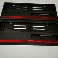 termurah caver plat pelindung plat nomor berkendara motor dan mobil ready warna hitam only.