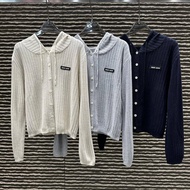 Original AAA+ mi Knitted Hoodie - Warm Layered Design for Fall/Winter