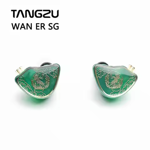 Tangzu WAN ER SG 2022 New 10mm Dynamic Driver Earphone IEM Metal Composite Diaphragm N52 Magnet 0.78