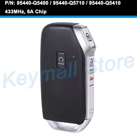 KEYECU Smart Remote Car Key Fob 3+1 Buttons 433MHz 6A Chip for Kia Seltos 2021-2024 P/N: 95440-Q5400