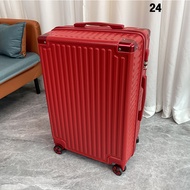 HANK กระเป๋าเดินทางล้อลาก 20 24 28 นิ้ว กระเป๋าเดินทาง Luggage PC+ABS ล้อหมุนได้ 360 ° กระเป๋าเดินทาง กระเป๋ารุ่นซิป กระเป๋าเครื่องสำอาง Cosmetic case