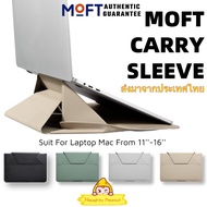 NAUGHTY PEANUT MOFT Carry Sleeve Laptop Bag&amp;Stand กระเป๋าแล็ปท็อป พับเป็นขาตั้งได้ สำหรับ MacBook Air Pro HP IBM LENOVO|ผู้ค้าปลีกอย่างเป็นทางการ