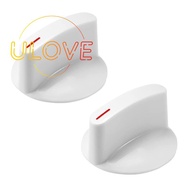 2 Pack WH1X2721 Dryer Knob, Replacement for Hotpoint GE Dryer Machine Parts Replaces AP2044893 123C7