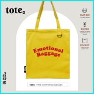 Emotional Baggage | Thrift Apparel Tote Bag
