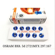 10pcs OSRAM BULB METER DASH BX8. 5D 2721MFX T5 LAMP