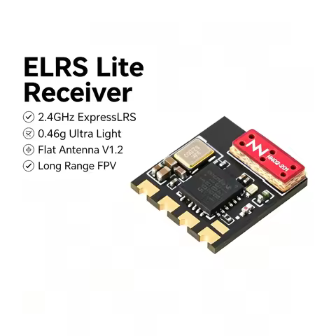 BETAFPV ELRS Lite Receiver 2.4GHz Nano RX Flat Tower Antenna V1.2 for Meteor65 Meteor75 Tiny Whoop F