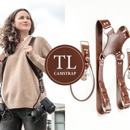 雙皮革相機帶 雙相機背帶 單眼相機肩帶
