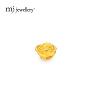 MJ Jewellery 3D 999.9/24K Pure Gold Rose Charm B636