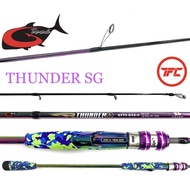 🔥NEW🔥 G-TECH Thunder SG Saltwater Game Solid Carbon Spinning Rod