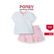 Poney Baby Girls Evelyn’s Short Sleeve Top & Skirt Set