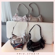 1NIE.STUDIO | High Quality PU Leather Underarm Bag - Fashionable and Personalized Women's Shoulder B