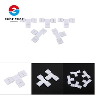 OWNNEPH LED Strip Connector Kit,  10mm Width LED Strip Connector, Versatile T/L Shape 4 Pin Strip Co