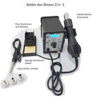 MDB 8586D BLOWER DAN SOLDER STATION 2 IN 1 SOLDER UAP PANAS - RAINSTORE03