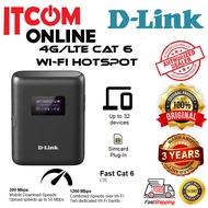 D-LINK DWR-933M PORTABLE GIGABIT CAT6 4G LTE WITH DISPLAY MODEM ROUTER *SUPPORT ALL TELCO*