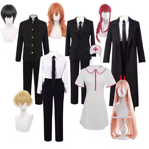 Anime Chainsaw Man Denji Higashiyama Kobeni Yoshida Hirofumi Mitaka Asa Cosplay Costume Halloween Ca