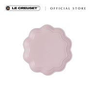 Le Creuset Stoneware Frill Plate - Chiffon Pink (18cm)