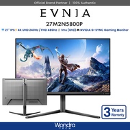 Philips Evnia 27M2N5800P | 27" 4K UHD 240Hz / FHD 480Hz Dual Mode | Fast IPS | 1ms (GtG) | NVIDIA G-