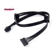 1Pcs GPU PCI Express 6Pin Male 1 to 3  SSD Power Supply Cable for  CX850M CX750M CX600M CX500M CX430