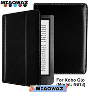 MIAOWAZ E-Reader , Anti-fall 6 Inch N613 Protective Cover, Leather Shockproof Soft Folio Cover for K