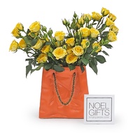 [NoelGifts.com] Petal Pouch Fresh Florals - Sunrise Whimsy (AAFB1)