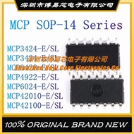 MCP3424 MCP604 MCP3428 MCP4922 MCP6024 MCP42010 MCP42100 E/SL SOIC-14 Microcontroller IC Chip (MCU/M