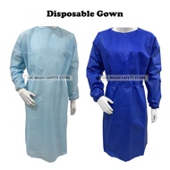 Disposable Gown - Light Blue/Royal Blue