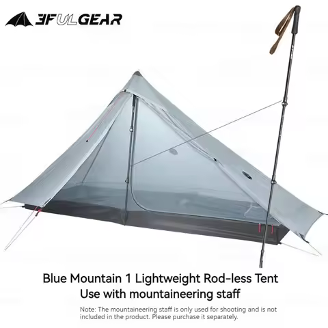 3F UL GEAR LanShan1 Pro Camping Tent 20D Double Layer Silicone Outdoor Hiking Waterproof Windproof P