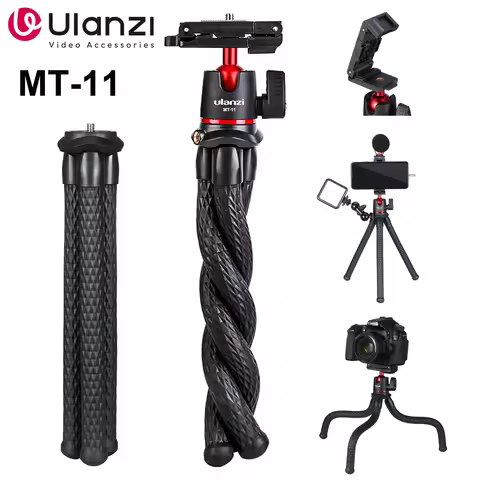 Ulanzi MT-11 Flexible Tripod For Phone DSLR Camera Stand With Remote Control Mini Octopus Legs For i