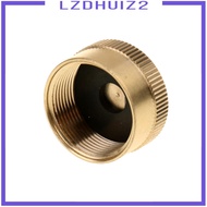 Les Fleurs  Solid Brass  1 LB Propane Bottle Small Gas Tank Protector Cover