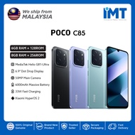 Poco C85 Smartphone | MediaTek Helio G81 Ultra | 6.9" IPS LCD Display | Single Rear Camera 50MP