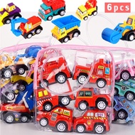 【x-cherub】รถของเล่น 6 ชิ้น/เซ็ต "Pull Back Car" ยานพาหนะของเล่นเด็กผู้ชาย / เด็กผู้หญิงรถของเล่นขนาดเล็ก รถของเล่นเด็ก