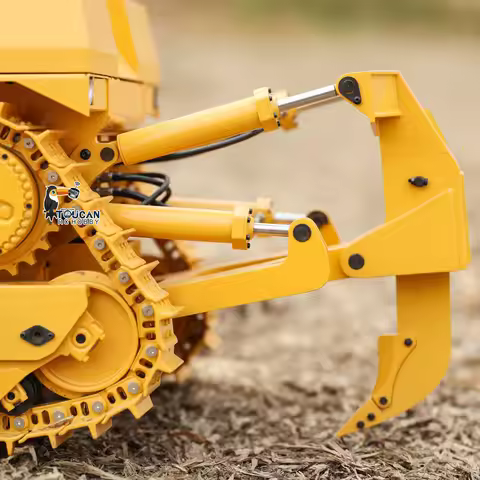 DXR2 Metal RC Hydraulic Bulldozer 1/14 Radio Control Dozer Construction Vehicle with 201 Sound Modul
