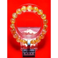 【818泰国佛牌】金发晶 水晶手串 Golden Rutilated Quartz Bracelet CRB-2512009