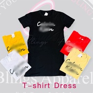 Gbcollection C cursive Tshirt dress Free size upto 2XL dress dress woman