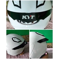 Kyt Kyoto black new helmet spoiler